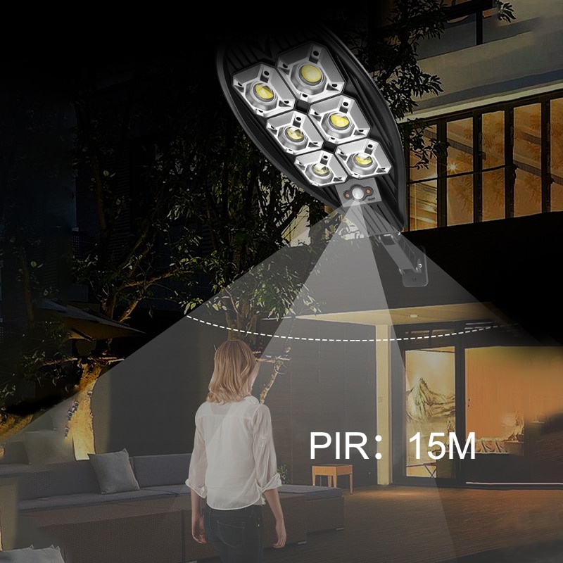 Đèn LED Năng Lượng Mặt Trời Chống Thấm Nước Cảm Biến Chuyển Động 700Watts