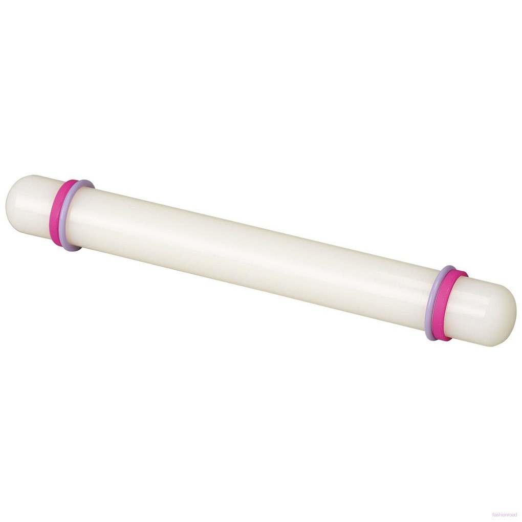 23cm/9 Non-stick Sugarcraft Fondant Rolling Pin with Guide Rings by DiKit" fashionroad.vn