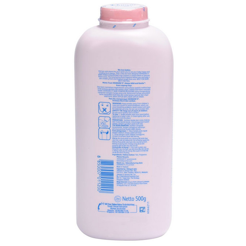 Phấn thơm Johnson & Johnson hương hoa blossoms 500g | BigBuy360 - bigbuy360.vn