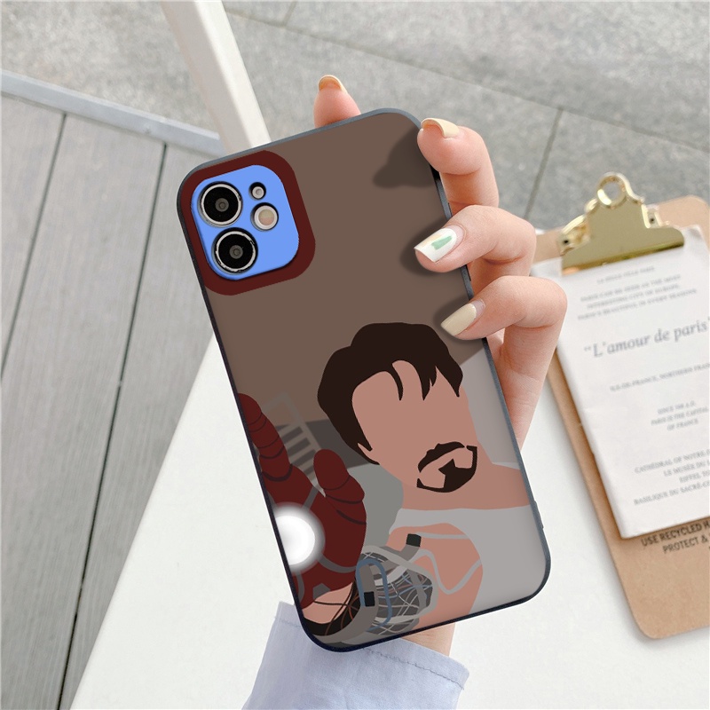 Ốp Lưng Silicon Màu Bảo Vệ CAMERA vuông ANH HÙNG ốp iphone 12 pro /x/ 8plus/11 pro/11/12 pro max/13/promax tr193