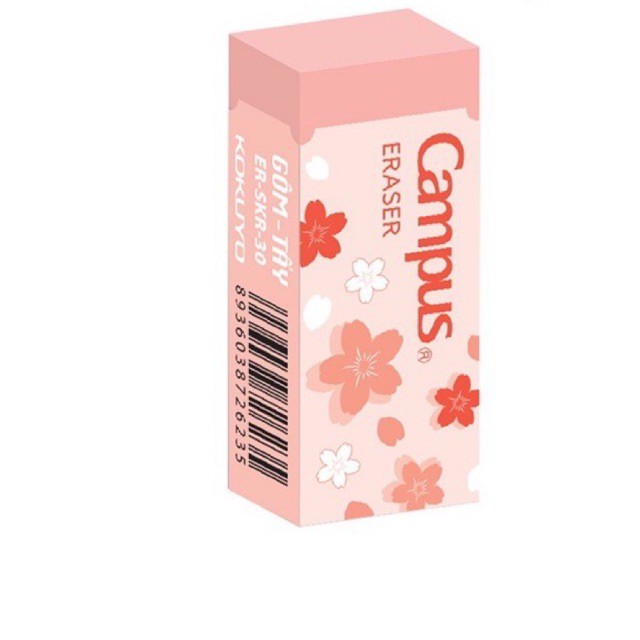 Gôm Tẩy không bụi Rain of Sakura Campus giao màu ngẫu nhiên J6.2