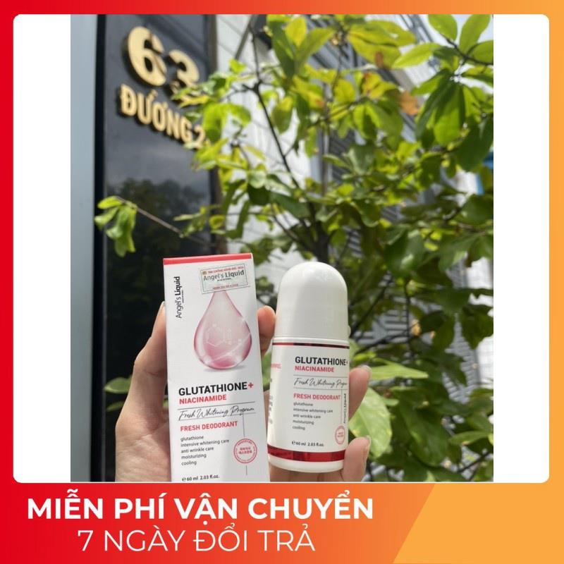 Lăn nách glutathione mờ thâm khử mùi dưỡng trắng da 60ml