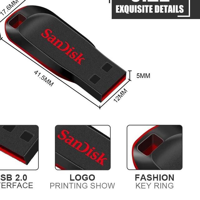 ♂ Usb 2.0 Cruzer BLADE CZ50 SANDISK 32GB ➮ | BigBuy360 - bigbuy360.vn