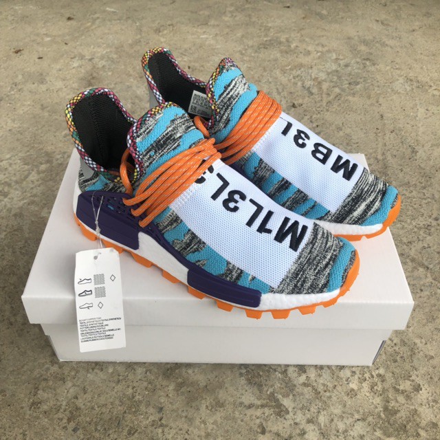 Giày Thể Thao NMD HUMAN RACE Xanh Nhiều Màu _Giaysneaker