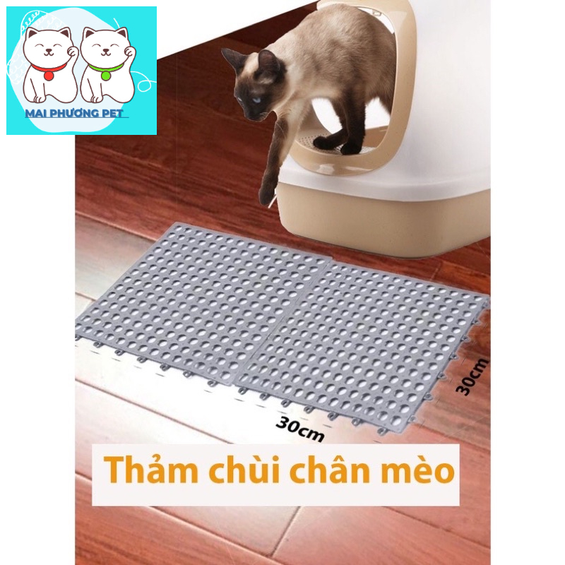 Lót sàn chống lọt chân 20x30 cho thú cưng nhiều màu tiện dụng