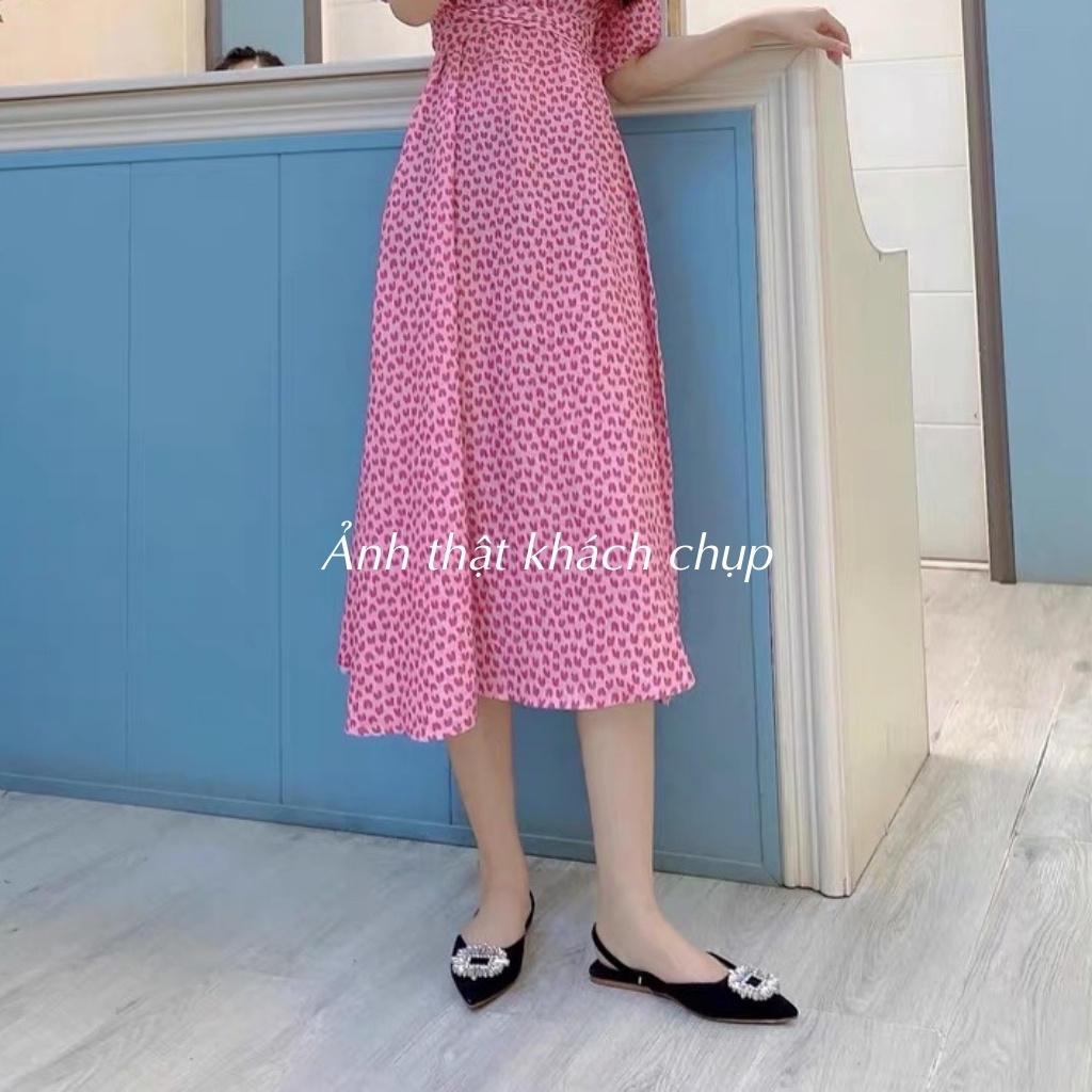 Giày bệt, giày bệt nữ mũi nhọn đính đá - GB002