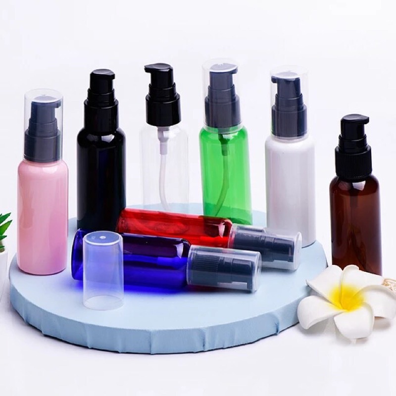 Chai nhựa XỊT GIỌT/ Xịt Sương 30ml/ 50ml/ 100ml - Chai Lọ Trong suốt/ Nâu/ Xanh/ trắng chiết Mỹ phẩm