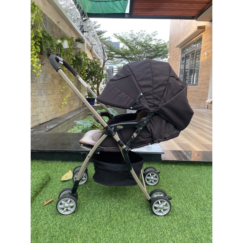 xe đẩy aprica karoon plus nâu 2c3tt