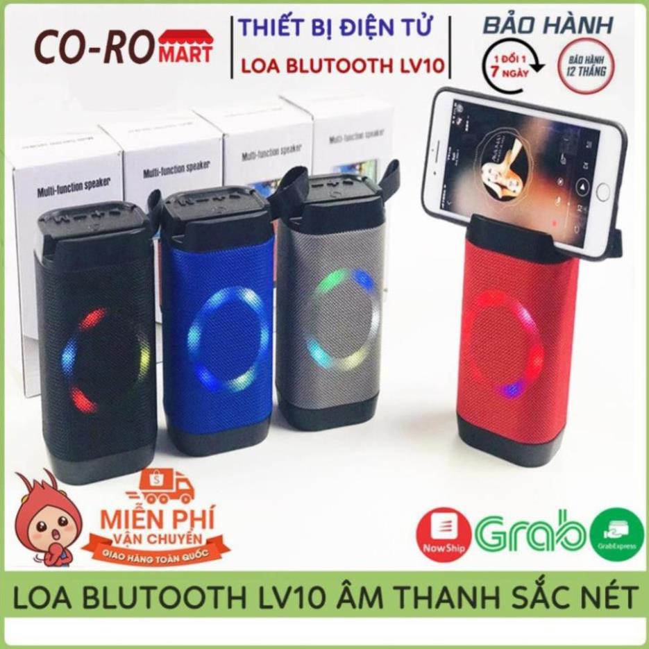 Loa Bluetooth mini LV10, Kiêm Giá Để Điện Thoại, Âm Thanh Cực Hay, Nhỏ Gọn Siêu Tiện Dụng, Bảo Hành 12 Tháng