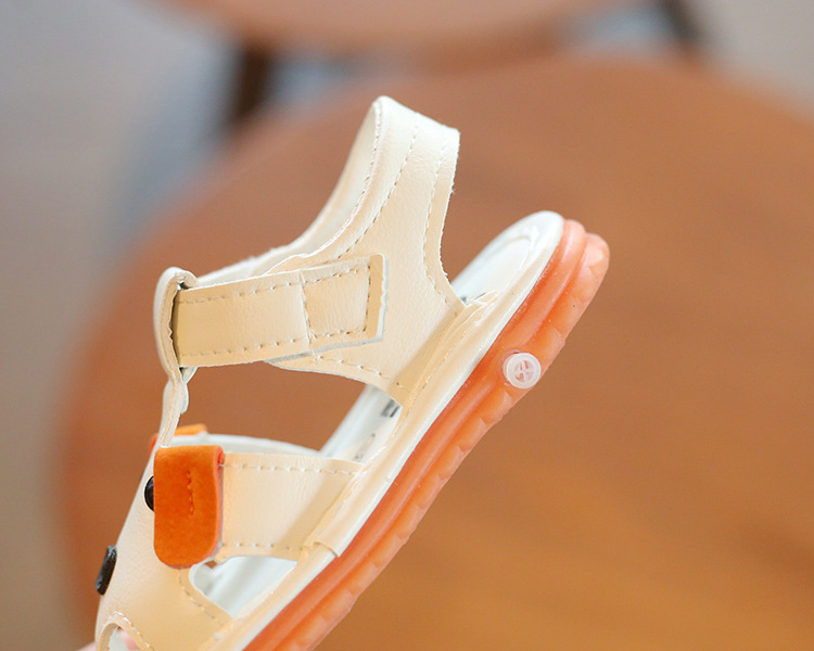 Giày sandal SANTIKUN tập đi chống trượt có âm thanh xinh xắn dành cho bé trai và bé gái