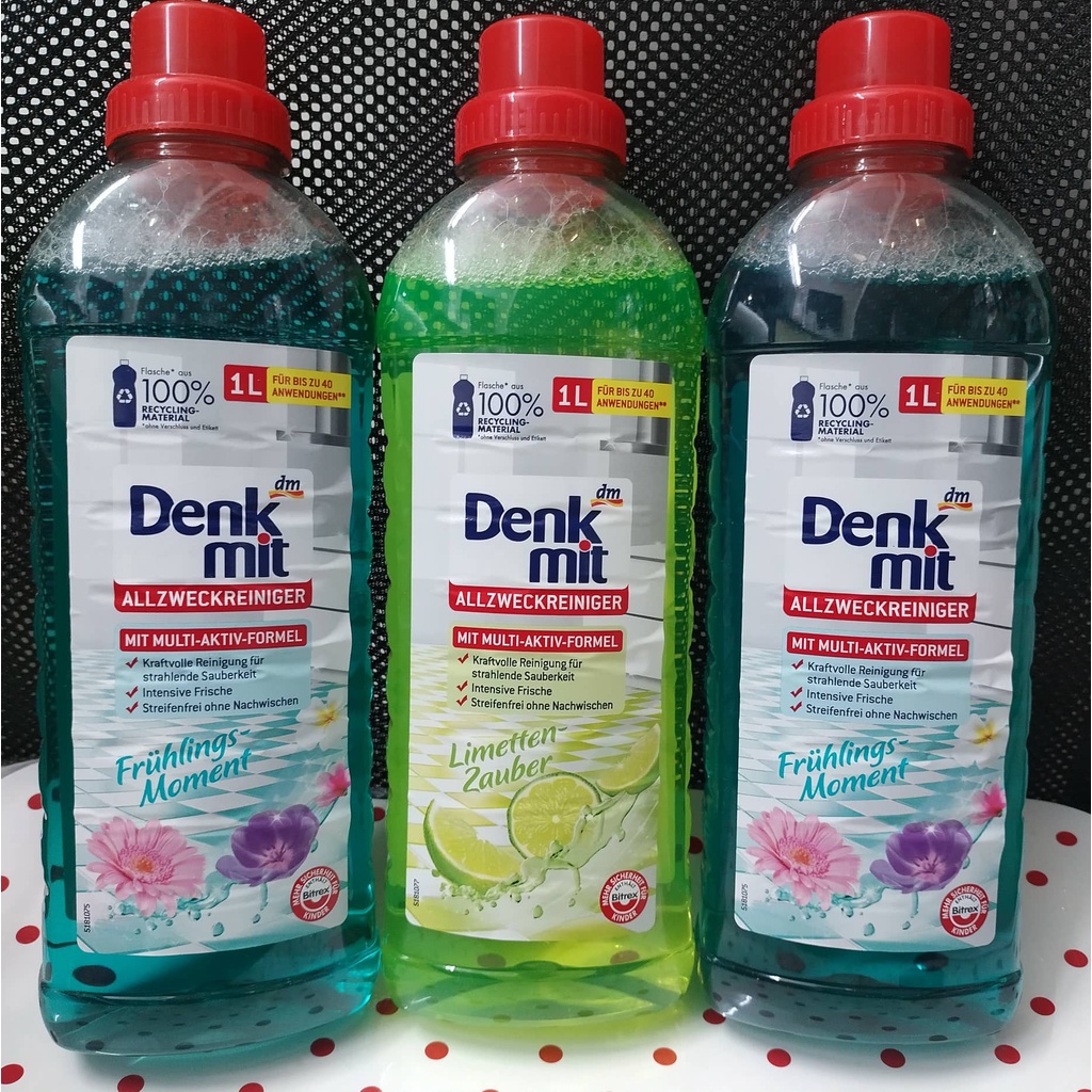 Nước lau sàn gạch đa năng Denkmit dung tích 1L hương hoa