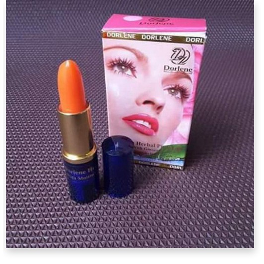 Bộ 2 Son sâm DORLENE HERBAL PINK LIP Thái Lan lên màu đẹp tự nhiên giúp ngăn ngừa thâm môi hiệu quả, giúp môi hồng hào