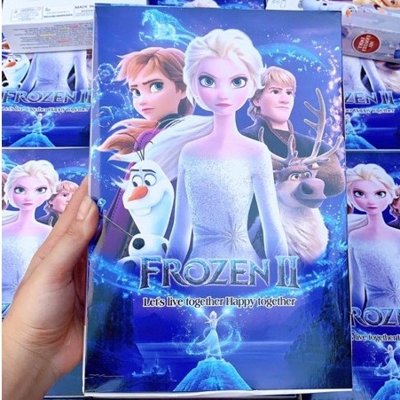 [Ảnh thật] Bộ đồ chơi cho bé gái 6 búp bê elsa anna frozenII