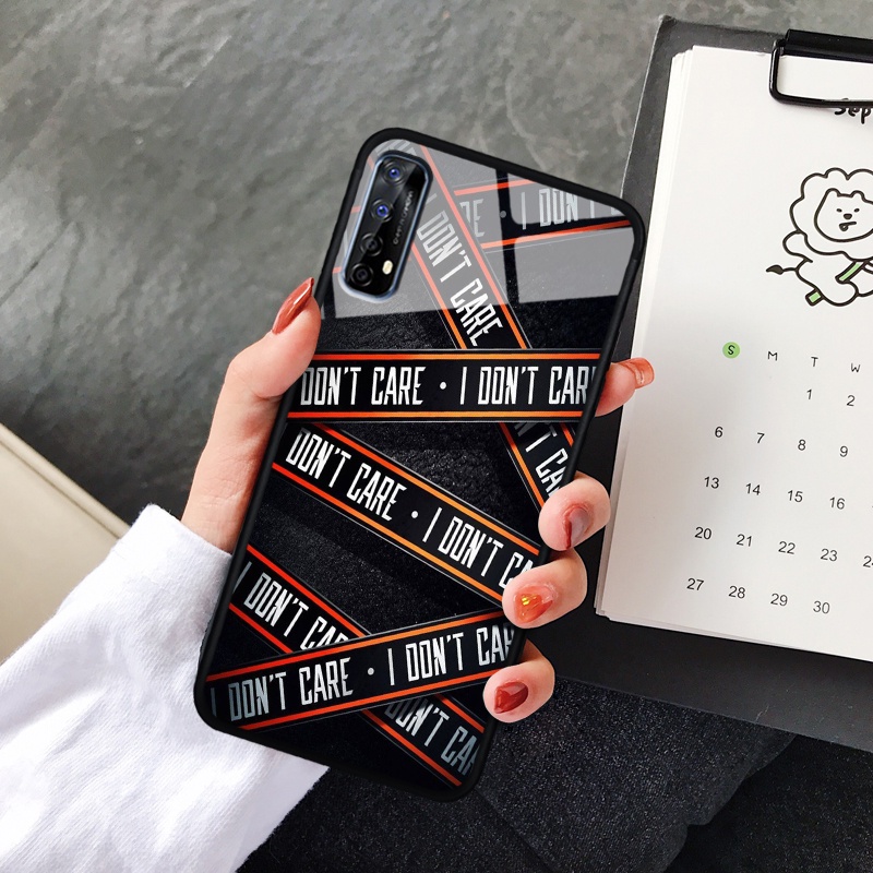 Ốp lưng kính cường lực Realme 7 - in hình 3D