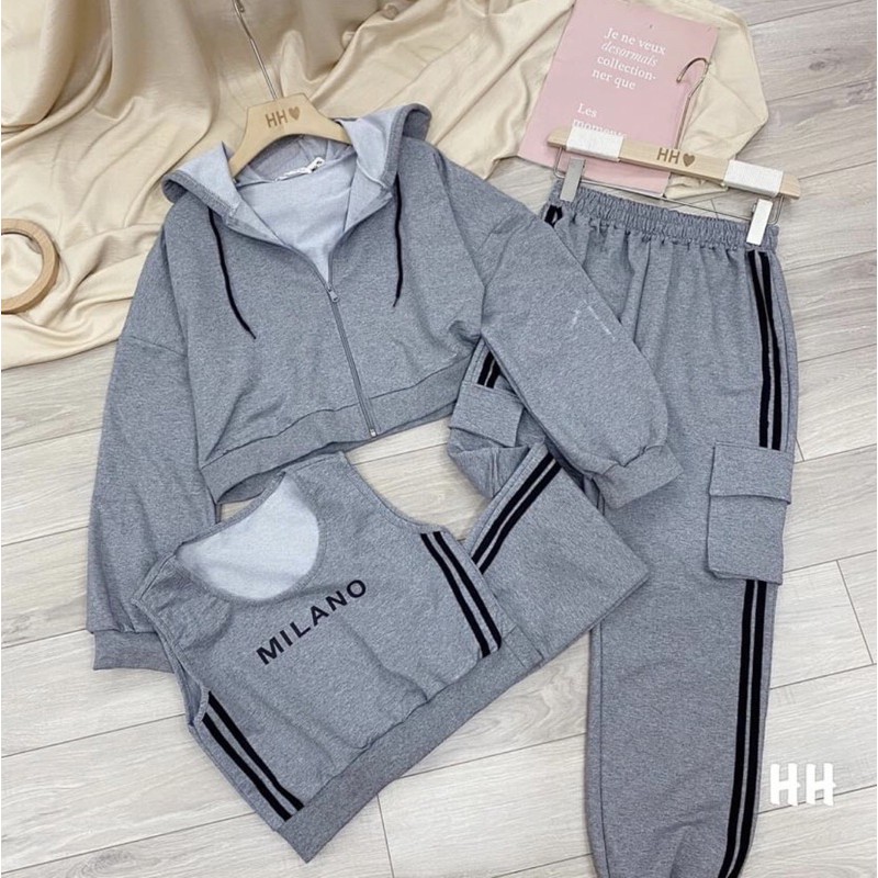 Sét nỉ 3 chi tiết L1