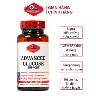 Advanced Glucose Support - Hỗ Trợ Ổn Định Đường Huyết Và Ngăn Ngừa Các Biến Chứng - Lọ 60 Viên