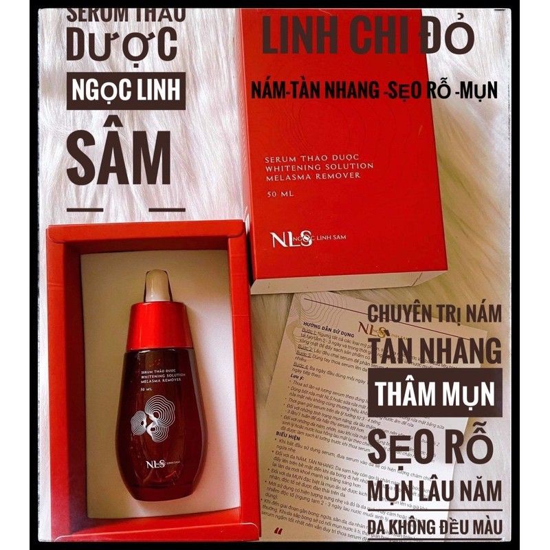 VUA XÓA NÁM, TÀN NHANG, MỤN LINH CHI ĐỎ NGỌC LINH SÂM | BigBuy360 - bigbuy360.vn