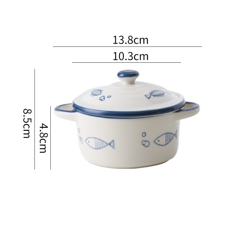 Chén sứ ăn dặm kiểu Nhật cho bé - bộ bát dĩa ăn dặm cho bé