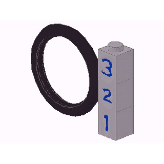 LEGO Technic Lốp Bánh Xe Đua Màu Đen Đường Kính 3,14cm ID 6028041 2815