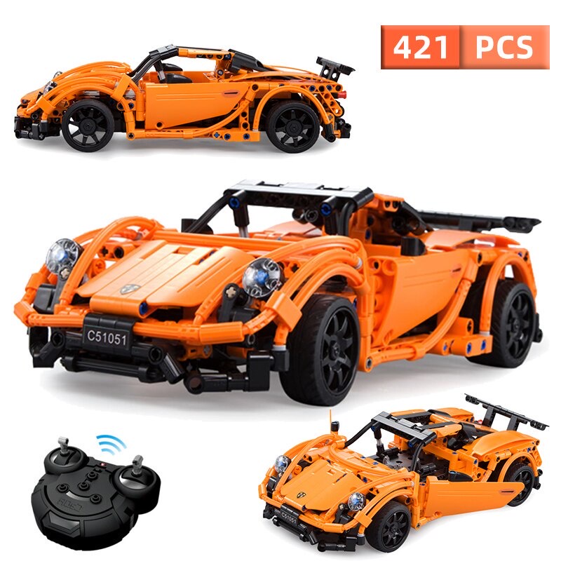 Đồ chơi lắp ráp Legoo siêu xe Porsche 911 có bộ điều khiển từ xa