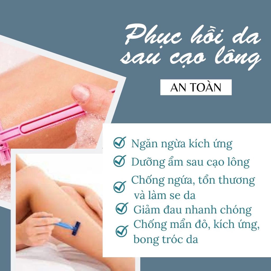 Kem phục hồi da sau cạo lông Prep - Derma Protective Cream có tác dụng làm dịu cho làn da, ngăn ngừa kích ứng da 75ml