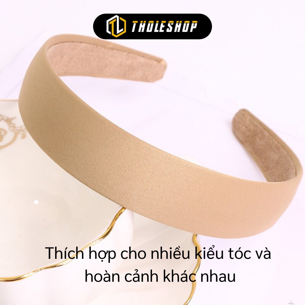 Băng Đô - Cài Tóc Bản To, Bờm Tóc Tiểu Thư Thích Hợp Nhiều Kiểu Tóc 6145