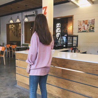 Áo sơ mi fom rộng