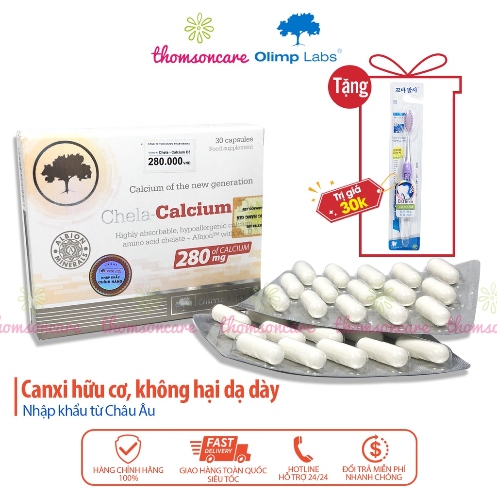 Bổ sung Canxi cho bà bầu Chela Calcium D3 - calci hữu cơ, dễ hấp thu, không gây táo bón, nhập khẩu chính hãng