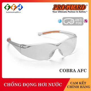 Kính bảo hộ ProGuard Cobra - AFC mắt kính trắng, Kính chống va đập, chống xước, chống bụi, tia UV, chống đọng hơi nước