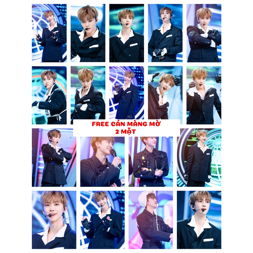 Lomo card 18 ảnh nhóm NCT DREAM - Glitch Mode - Sân khấu Inkigayo