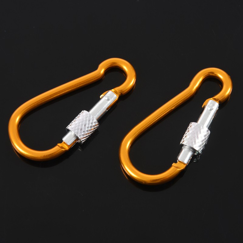 Bộ 2 Móc Carabiner Nhôm Dài 5cm Nhiều Màu