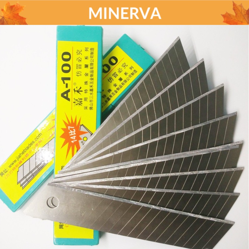 [THỦ CÔNG] 10 Lưỡi dao rọc giấy loại lớn 18mm