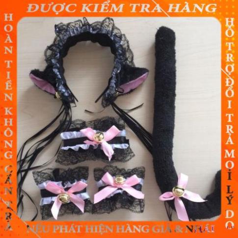 Trang phục cosplay anime tai mèo và đuôi làm quà tặng giáng sinh và tiệc Halloween cao cấp  okhucli | BigBuy360 - bigbuy360.vn