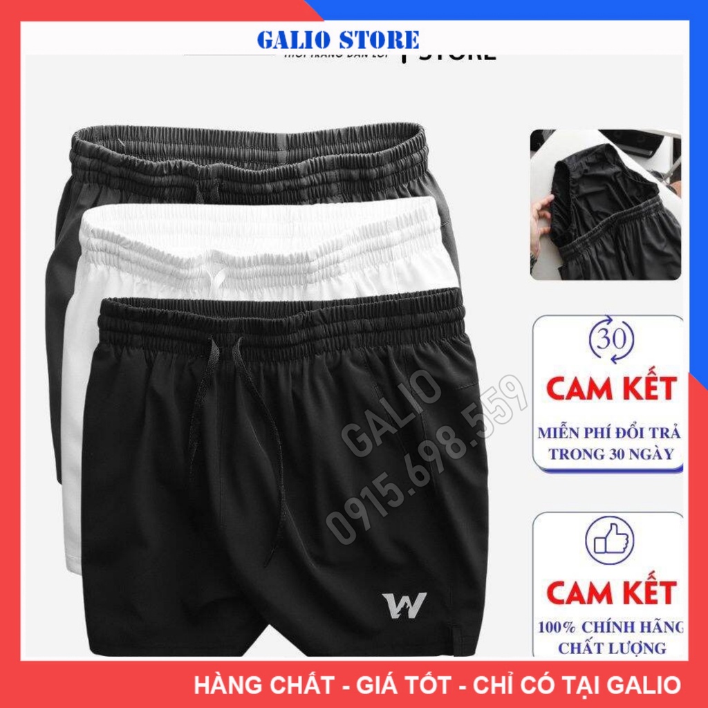 Quần Đùi Nam Thể Thao mặc nhà quần short thể thao nam vải gió mềm mịn thoải mái - GALIO | BigBuy360 - bigbuy360.vn