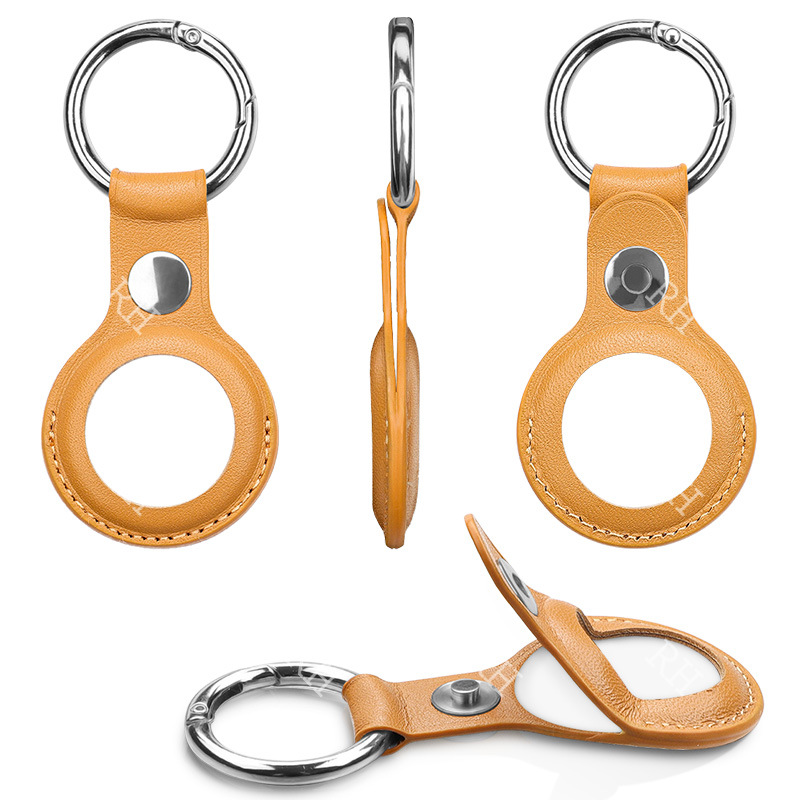 Dây đeo Airtag có móc treo kim loại bằng giả da đa màu sắc thời trang | BigBuy360 - bigbuy360.vn