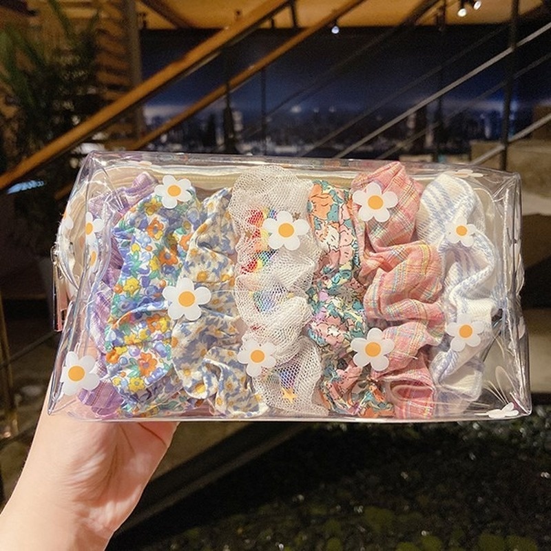 Dây buộc tóc vải dễ thương phong cách Hàn Quốc cho nữ