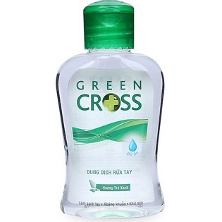 Nước Rửa Tay Khô Khô Green Cross Hương Trà Xanh (100ml)