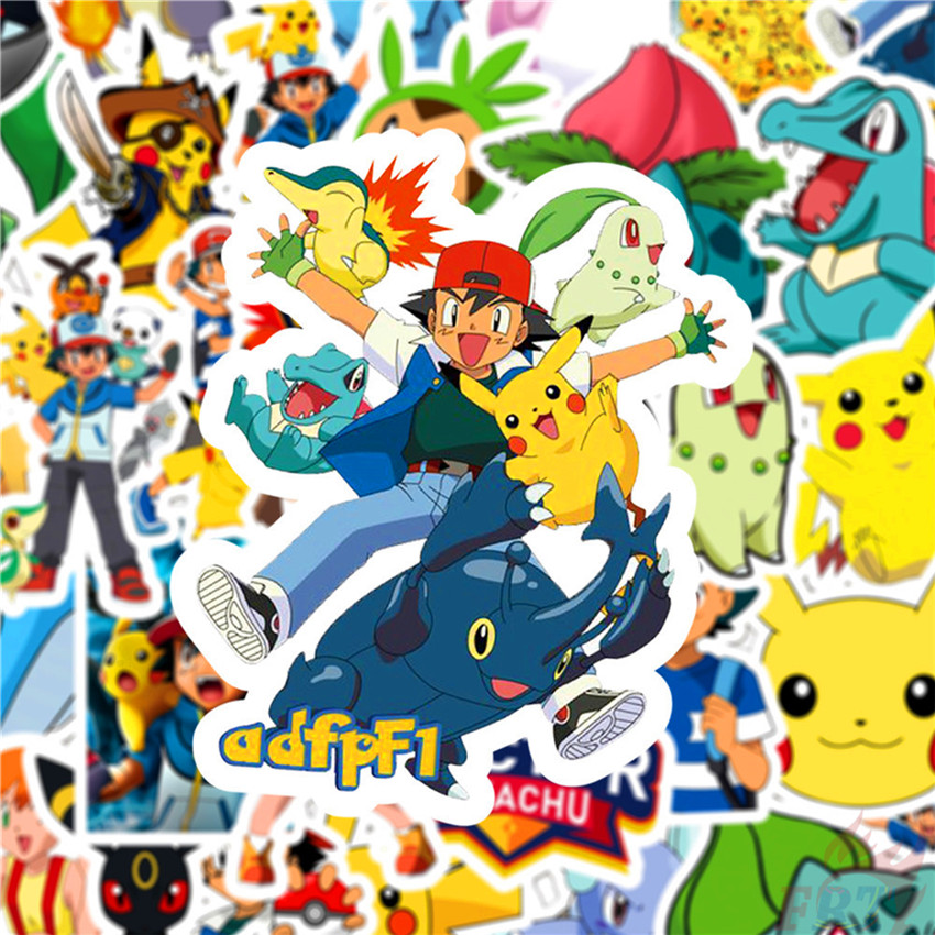 ❉ Pokemon Go - Series 06 Anime Kawaii Pocket Monster Stickers ❉ 50Pcs/Set DIY Fashion Mixed Luggage Laptop Skateboard Doodle Decals Stickers
