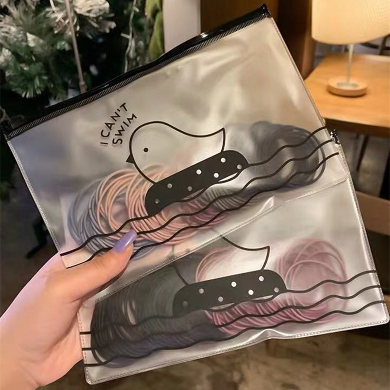 Set 100 Dây Thun Buộc Tóc Nhiều Màu Xinh Xắn