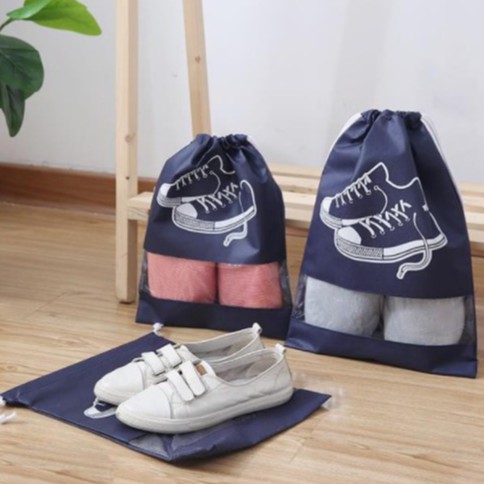 Túi đựng giày vải dù dây rút cao cấp