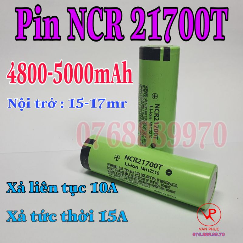 Pin NCR 21700T dung lượng 5000mAh