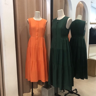Đầm HOBBS sát nách dún eo tầng
