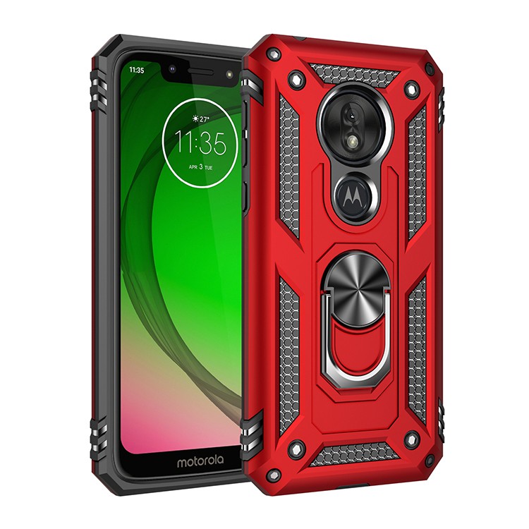 Ốp điện thoại chống sốc kèm giá đỡ cho Motorola Moto G7 play power