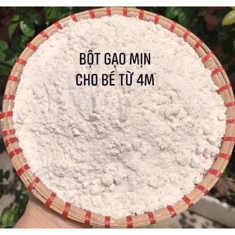 bột gạo và cháo hạt vỡ cho bé từ 4-18 tháng