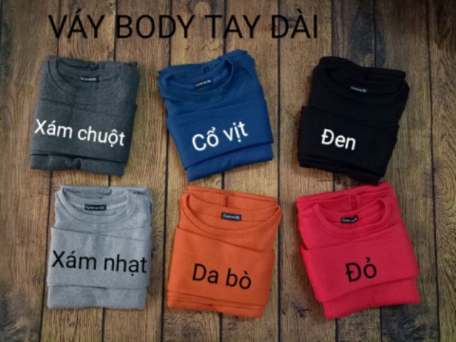 VÁY BODY TAY DÀI LEN TĂM