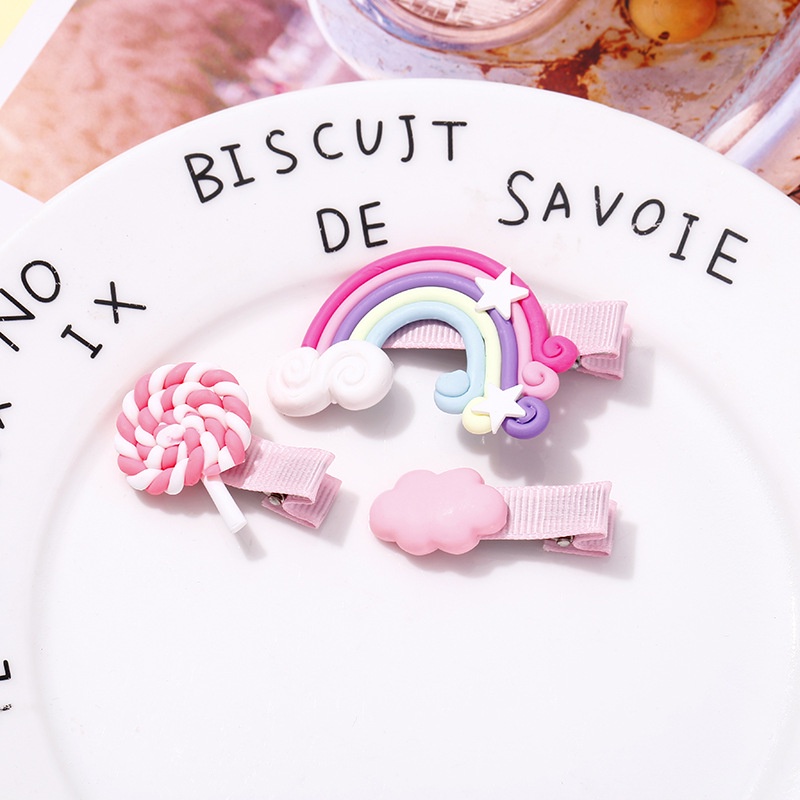 Kẹp Tóc Hình Kẹo Mút Dễ Thương Cho Bé Gái