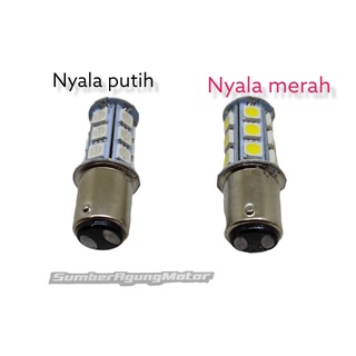 Đèn led phanh xe 18 bóng màu sắc trắng