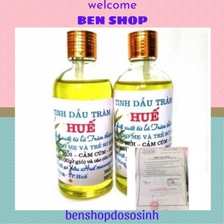 Tinh dầu tràm Huế nguyên chất lọ tròn