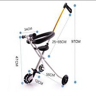Xe dẩy gấp gọn thông minh cho bé
