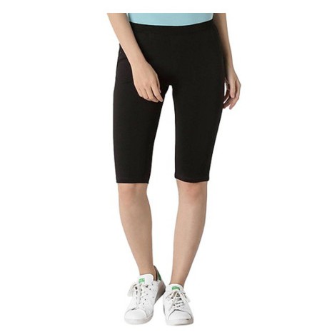 Quần Legging Ngố Lưng Thun Hai Chiều Siêu Co Dãn Màu Đen, Vải Đẹp, May Kỹ